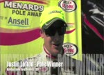 Justin Lofton - Pole Winner - Kentuckiana Ford Dealers 200