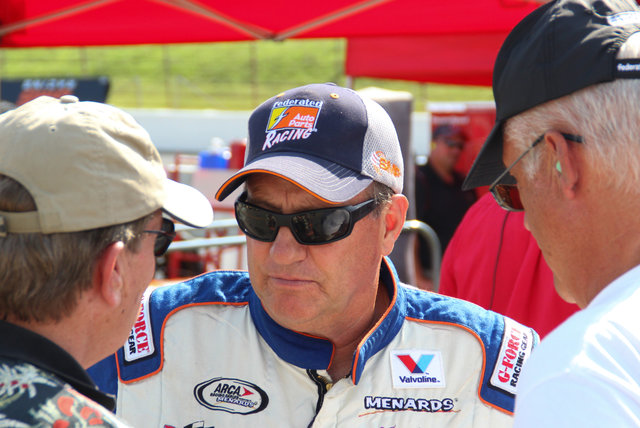 22 + 55 = Ken Schrader…“back in black” under the lights at DuQuoin