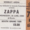 2nd Night Zappa Ticket