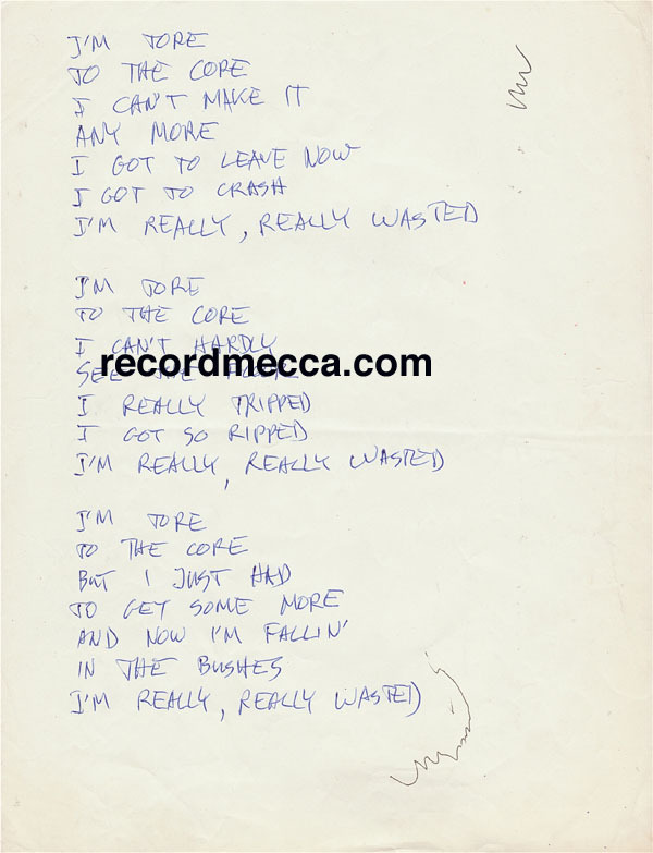 Rare Lyrics
